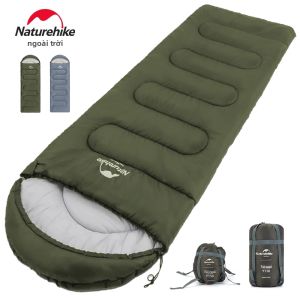 NatureHike | Naturehike Y150 Siêu Nhẹ Túi Ngủ Cotton 3 Mùa Ngoài Trời Cắm Trại Đi Bộ Đường Dài Loại Phong Bì Túi Ngủ Người Lớn Màu Xanh Dương/Xanh Lá