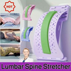 Back Stretcher Lumbar Spine Stretcher Adjustable Back Massager Lumbar Posture Corrector