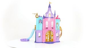 Disney Princess Ultimate Castle Doll House With Lights & Sounds & 25+ Accessories Pieces 4 Ft Tall (HLW29)