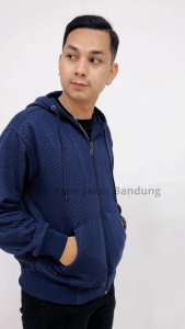 Jaket Hoodie Zipper Comfy Jacket  Pria Wanita L XL