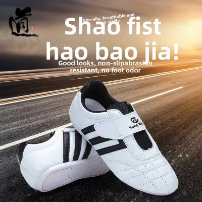 Childrens Martial Arts Shoes Soft Bottom Training Sports Shoes for Taekwondo And Boxing Breathable Adult Training Shoes
