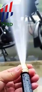 ติดตั้งหัวฉีดน้ำแรงดันสูงทองเหลือง หลังจากล้างรถ รดน้ำสนามหญ้า ทั้งหมด 1 ชั่วโมง