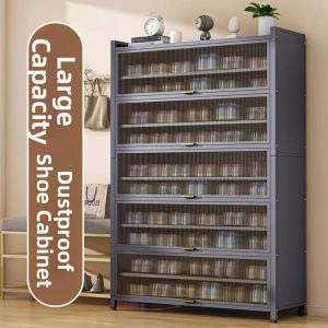 Steel Dust-proof Multi-level Shoe Cabinet