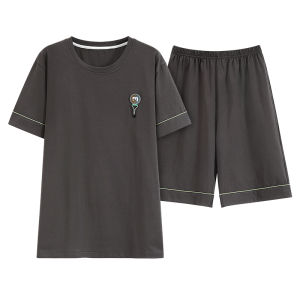 Bộ đồ ngủ nam MiiOW  vải cotton tay ngắn quần dài thoáng khí - mùa hè