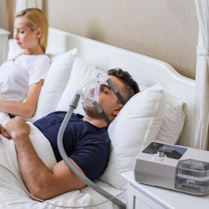 BMC G2S BPAP B25A CPAP Bi-level CPAP for Snoring Sleep Apnea COPD Anti Hard Breathe with Full Face Mask