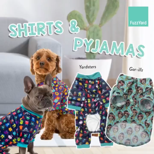 FuzzYard Dog Pyjamas / Pajamas Pets Sleepwear - Super Soft Material | Comes with 7 Designs & 7 Sizes