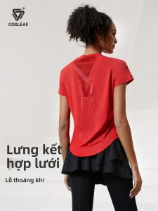 COSLEAF | Breathable Light Loose Slimming Fashion Top for Morning Running and Yoga