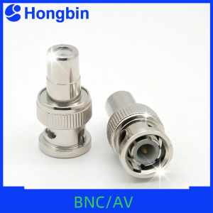 2 Pieces of Pure Copper Core BNC Male to AV Female Monitor Audio Video Adapter BNC Q9 to RCA to Lotus Female Head