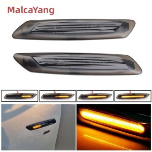Malcayang | Đèn Xi Nhan LED Động Màu Hổ Phách Nhấp Nháy Cho BMW 5 Series F10 F11 F18 GT F07 528i 535i 550i 2011-2017 Giao Diện T10