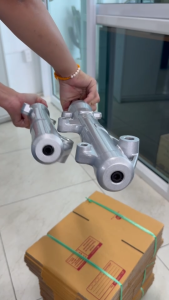 ชุดกระบอกโช้ค+แกนโช้คหน้า ฮอนด้า พีซีเอ็กซ์150 สำหรับปี2015-2017 HONDA PCX150 สีเทา โช้คหน้าอัพ ชุดโช้คหน้าเดิม Shock pcx150 พร้อมส่ง