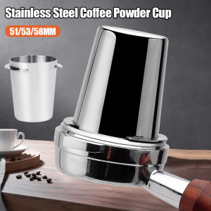 Cốc định lượng cà phê Bình chứa bằng thép không gỉ chống mài mòn cho máy pha cà phê Espresso để đánh hơi 58/53/51mm