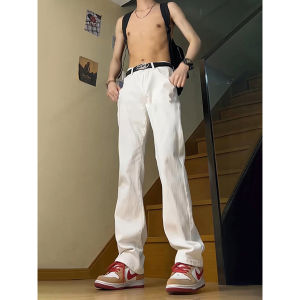 American Street Style Skinny Flared Stretch Denim Pants