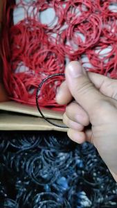 Stainless Steel Wire Keychain 50mm DIY Metal Wire Keychain Ring diy accessory Craft Diy jewelry accessories 彩色钢丝环 DIY钥匙扣