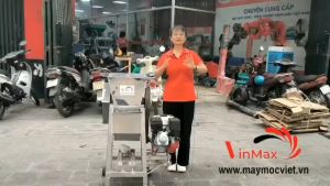 Máy thái cá mồi chạy xăng năng suất cao tại Long An