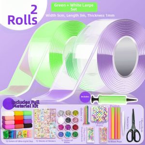 XIONGBUFAN | Stress Relief Bubble Blowing DIY Childrens Adhesive Tape Kit