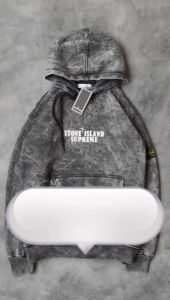 Hoddie Pria Desain Trendy & Jaket Sweater Hoodie STONE ISLAND
