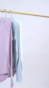 Juyitang Keanjalan Tinggi Sensasi anjang Mesh Yoga Lengan Panjang Wanita Slim Fit Yoga Memakai Atasan Yoga Lancar