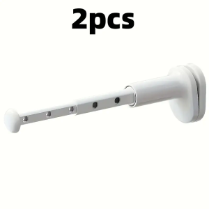 2pcs Thickened Portable Folding Hangers Extendable Travel Clothes Drying Rack Easy Install & Carry Space Saving