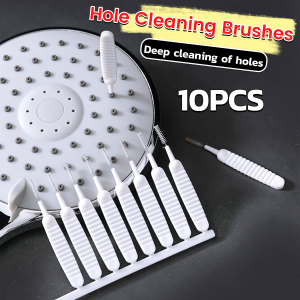 MaxPlus 10Pcs Anti-clogging Mini Hole Cleaning Brushes Shower Head Cleaning Cell Phone Hole Cleaning Tools