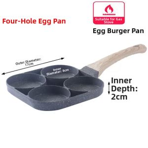 XIANMANNING | Non-stick Four-holed Egg Pancake Frying Pan