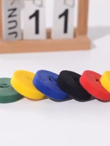 5Meters 10mm Wire Organizer Velcro Cable Ties, Nylon Velcro Adhesive Fastener Tape StrapMagic Hook and Loop Cable Ties