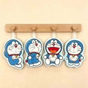 Bandai | Doremon Hoạt Hình Dễ Thương Anime Treo Khăn Mềm Mại Thấm Hút Khăn Lau Tay Nhà Bếp Phòng Tắm Kawaii Khăn Lau Bát Đĩa Cho Gia Đình