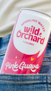 Wild Orchard Sparkling Water Pink Guava 6 x Cans