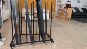 Artboard Storage Cart Art Storage Rack Canvas Boards Rack Art Storage with Handle Multi-functional Shelf Drying Rack for Art Studios Artworks Gallery