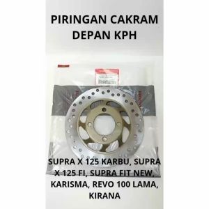 PIRINGAN CAKRAM DEPAN KPH SUPRA X 125 KARBU FI KIRANA KARISMA REVO BERKUALITAS ASLI ORIGINAL HONDA