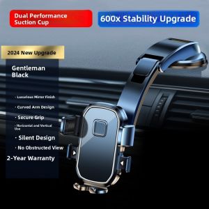 MONLEYTA | Modern Luxury Car Phone Holder Suction Cup Dashboard Navigation Fixed Support Automobile Mount Universal Sticky Pad Windshield