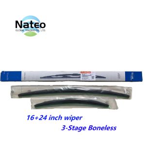 Kia Soluto & Hyundai Reina Three-Section Boneless Wiper 24inch+16inch
