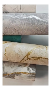 Wallpaper Dinding Aesthetic Motif Kilap Segitiga 3D Dark Room 45 cm x 7-8 m