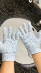 Rubbing Towel Five Finger Shower Gloves Shower Frosted Mud Shower Tools Frosted Shower Towel Scrubbing Tool Shower Gloves 1pc