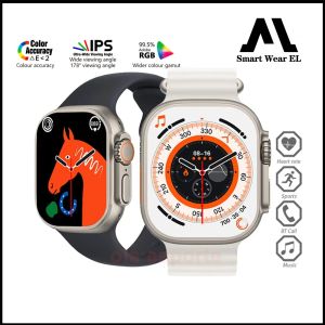 Đồng Hồ 2023 T800 Siêu Thông Minh Màn Hình 1.99 Inch Giấy Dán Tường Tự Làm Không Dây Sạc Bluetooth 5.0 Gọi IP67 Chống Nước Series 8 Cho Android Và IOS