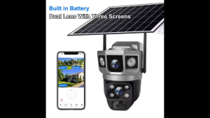 กล้องวงจรปิด HD 1080P Solar CCTV/แบตเตอรี่ขับเคลื่อน 16MP กล้องวงจรปิดไร้สาย Wifi พลังงานแสงอาทิตย์ กล้องวงจรปิด กล้องวงจรปิดพลังงานแสงอาทิตย์ กล้องวงจรปิด 360 wifi สองทางพูดคุย Night Vision กันน้ำ AI ติดตามมือถือ
