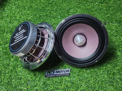 ลำโพงเสียงกลาง 8นิ้ว เฟสปลั๊ก แท้ **2ดอก** หน้าม่วง โครงหล่อ เงา แม่เหล็ก140mm*20mm วอยส์50mm รุ่นท๊อปสุด (2ดอก) 81402