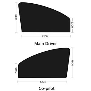 Magnetic Car Sunshade UV Protection Car Curtains Sun Shield Cover Double Sides Car Window Sunshade Protector Window Film Cover