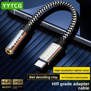 YYTCG | Multifunctional Type-C to 3.5mm Adapter Audio Converter HiFi DAC