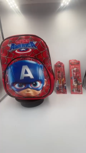 AYSANTARA Tas Ransel Anak Captain Model Terbaru Sekolah TK PAUD