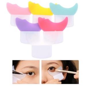 SPKBT Eye Makeup Auxiliary Bezel Mascara Eyeliner Eyeshadow Makeup Silicone Guide Tools Easy To Makeup