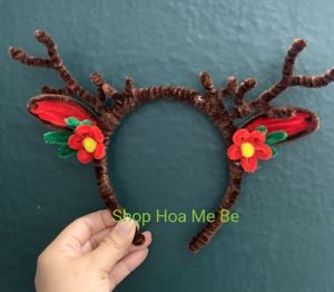 Bờm tóc Noel cài tóc cho bé