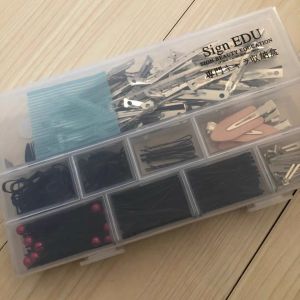 Makeup Artist Professional Storage Box Finishing Box Makeup Box Clip Hair Clip Comb Rubber Band Dustproof Separation