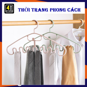 Móc Treo Quần Áo Đồ Lót  Phụ Kiện Kiểu Rợn Sóng Bằng Nhựa Cao Cấp - Móc Phơi Đồ Hình Gợn Sóng Tiện Ích - Mắc Treo Đồ Đa Năng