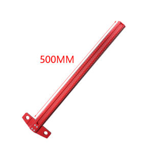 Precision Marking T-Ruler Aluminum Alloy Woodworking Scribe Marking Gauge Deluxe Crossed-out Hole Scribing Ruler Measuring Tools