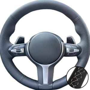Hand Stitched Artificial Leather F31 F34 F10 F11 F07 X1 X2 X3 F25 F32 F33 F36 F48 F39 Steering Wheel Cover For BMW M Sport F30