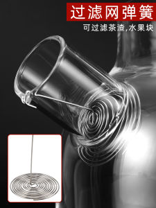 Stainless Steel Tea Pot Filter Spring Glass Inner Net Metal Stainless Steel Filtering Accessories Replacement Inner Bowl