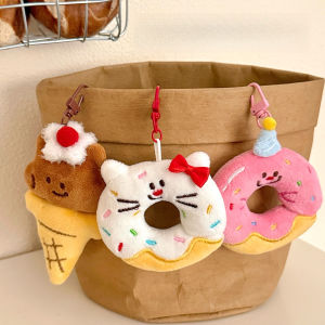 1/6 Pcs Cartoon Dessert Doll Pendant Versatile Keychain Backpack Decoration Doll Pendant Hair Accessories