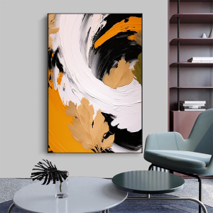 Modern Luxury Abstract Large Format Artistic Decorative Painting for Living Room Sofa Background Wall Entrance Floor Standing