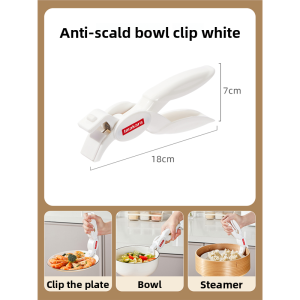 MONLEYTA | Japanese Silicone Anti-Scalding Plate Clamp Kitchen Specialized Multi-Function Non-Slip Dishware Grabber Plate Clamp