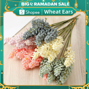 12pcs Wheat Ears Artificial Flowers Anniversary Valentine Day Decoration Gift Gifts Simulation Foam Lavender